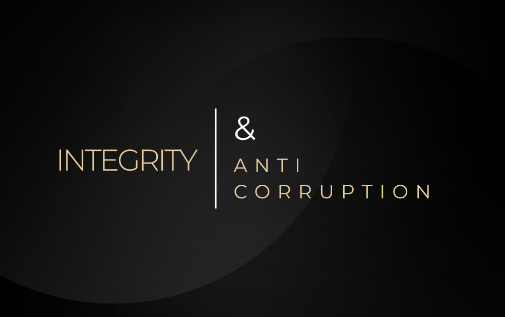 Integrity and Anti-Corruption